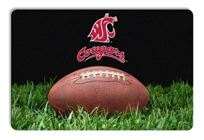 Washington State Cougars Classic Football Pet Bowl Mat - L