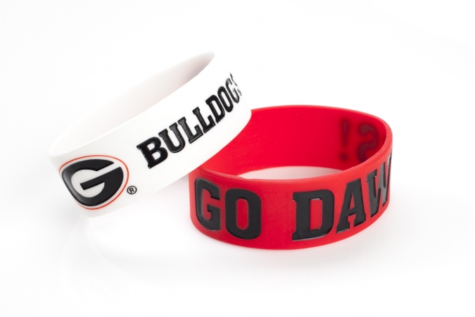 Picture of Georgia Bulldogs Bracelets 2 Pack Wide