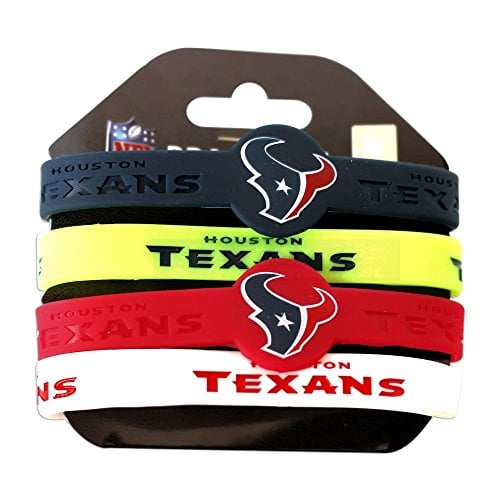 Houston Texans Bracelets 4 Pack Silicone