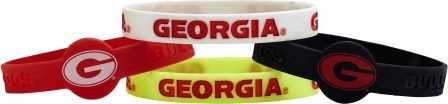 Picture of Georgia Bulldogs Bracelets - 4 Pack Silicone