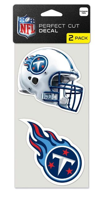 Tennessee Titans Set of 2 Die Cut Decals