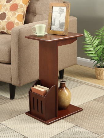 Picture of Abby Collection 7103022MG Magazine C End Table&#44; Mahogany
