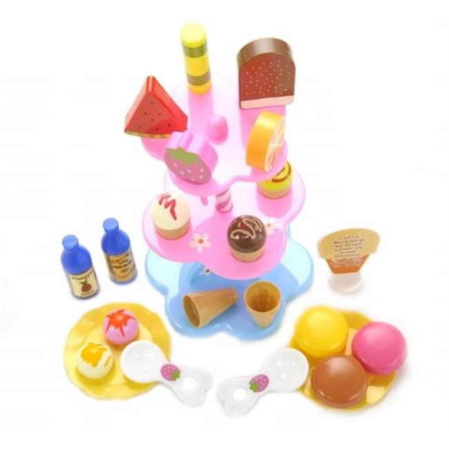 AZ Trading & Import PS611 Sweet  Ice Cream & Desserts Tower Playset
