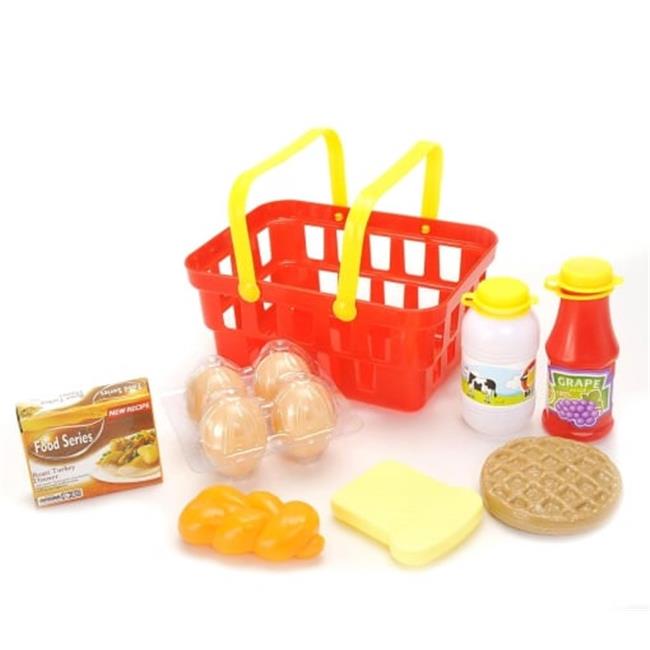 AZ Trading & Import PS117 Pretend Play Breakfast & Lunch with Basket Playset