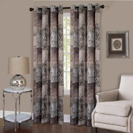 Picture of Achim Importing VGPN63BR06 50 x 63 in. Vogue Grommet Window Curtain Panel, Brown
