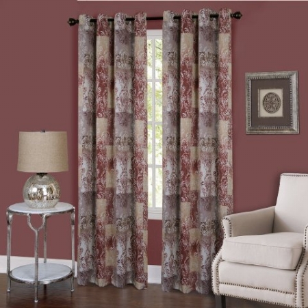 Picture of Achim Importing VGPN84MS06 50 x 84 in. Vogue Grommet Window Curtain Panel, Marsala