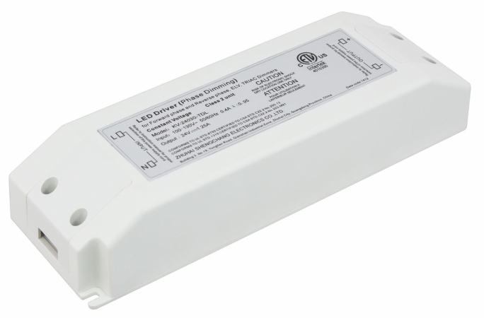 Picture of American Lighting ELV-45-12 12V DC 27-45 watt Dimmable Dri Volter&#44; 100-130V AC Input Cetlus&#44; White