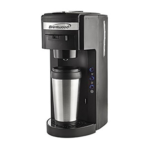 Picture of Brentwood TS-114 Single-Serve Coffee Maker&#44; Black