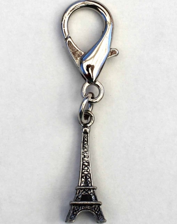 Picture of Eiffel Tower Collar Charm Silver