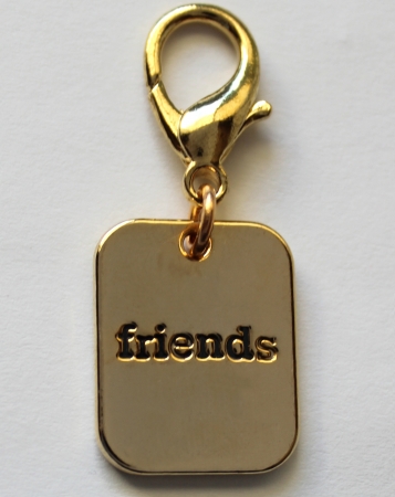 Picture of Friends Gold Collar Charm