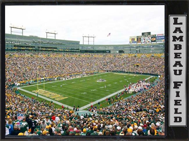 511-FBGBSTD 9 x 12 Plaque - Green Bay Packers Lambeau Field