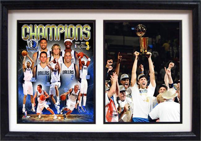 Double Frame - Dallas Mavericks Champions - 12x18