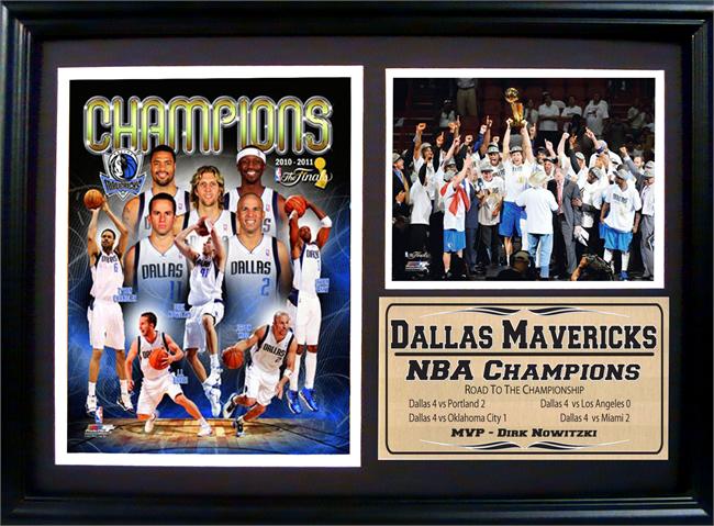 12 x 18 Photo Stat Frame - Dallas Mavericks Champions