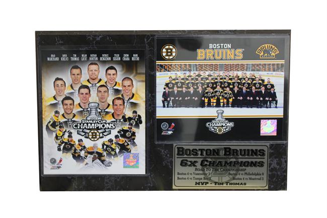 13 x 20 Stat Plaque - Boston Bruins Champions