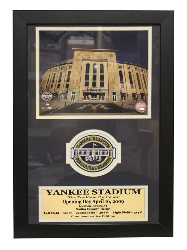 190-BBNYYSTD 12 x 18 Patch Frame - New Yankee Stadium