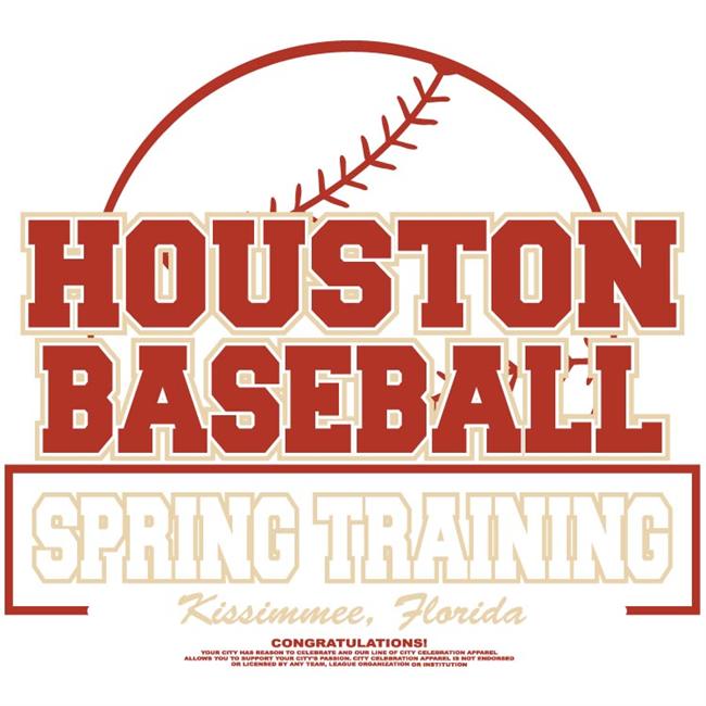 Picture of Encore Select A-TI-BBHOU13SPRING Houston Spring Training Baseball Graphic T-Shirt
