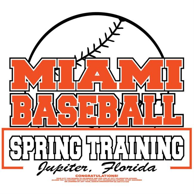 Picture of Encore Select A-TI-BBMIA13SPRING Miami Spring Training Baseball Graphic T-Shirt