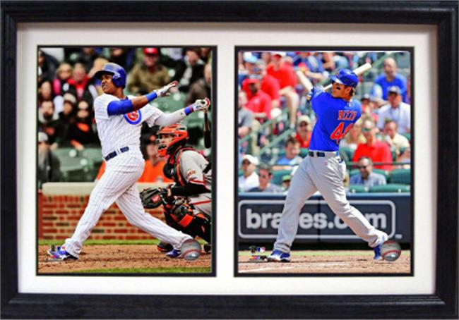 2013 Chicago Cubs 12 x 18 Double Frame