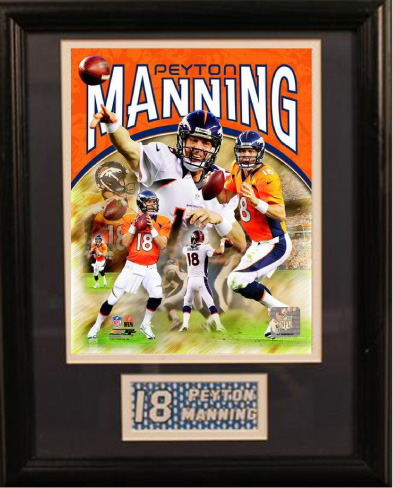 11 x 14 Deluxe Frame - Peyton Manning Denver Broncos