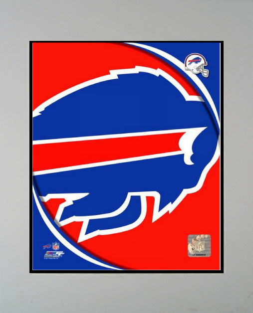 11 x 14 Matted Photo - Buffalo Bills Logo