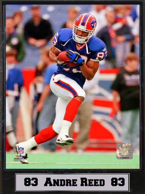 511-FBBUF83 9 x 12 Plaque - Andre Reed Buffalo Bills