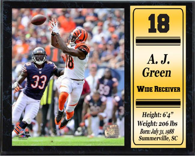 12 x 15 Stat Plaque - A.J. Green Cincinnati Bengals