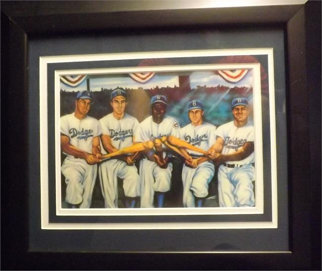 11 x 14 Deluxe Frame - Brooklyn Dodgers