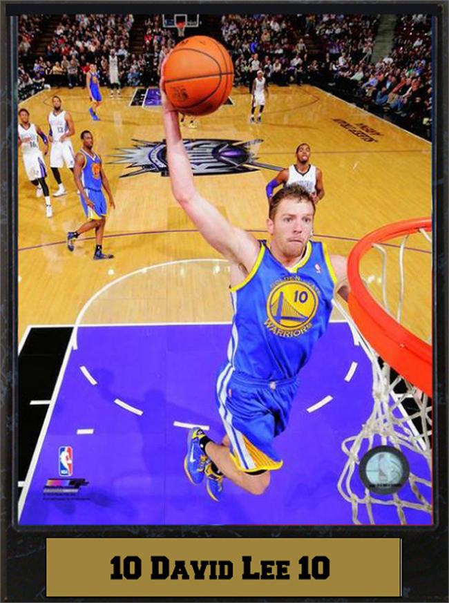 Picture of Encore Select 512-BSKGS10 9 x 12 Plaque - David Lee Golden State Warriors