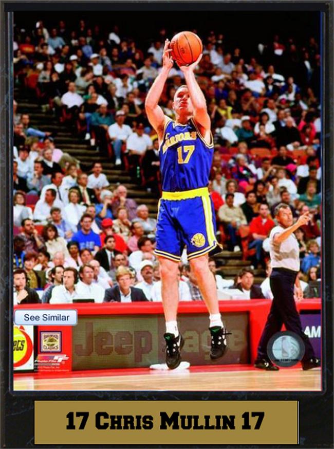 Picture of Encore Select 512-BSKGS17 9 x 12 Plaque - Chris Mullin Golden State Warriors