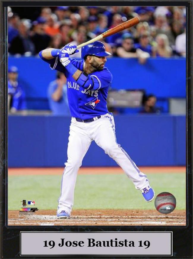 510-61 9 x 12 Plaque - Edwin Encarnacion Toronto Blue Jays