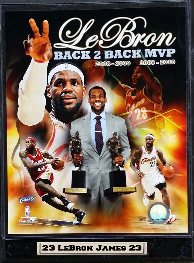 512-BSKCLE23 9 x 12 Plaque - LeBron James Cleveland Cavaliers