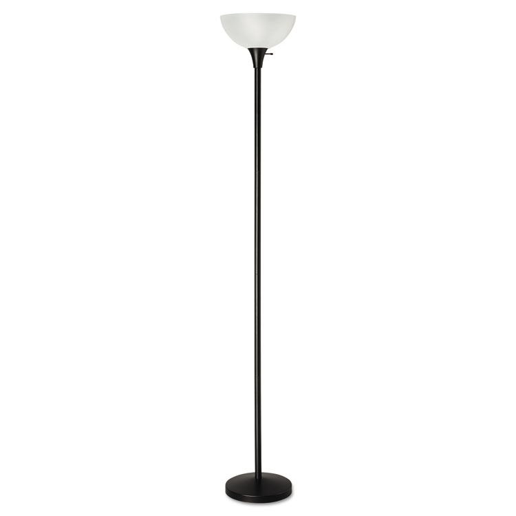 Picture of Alera ALELMPF72B Floor Lamp, 2 Prong - Black