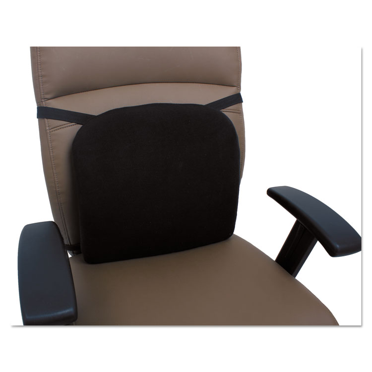 Picture of Alera ALECGC411 Cooling Gel Memory Foam Backrest - Black