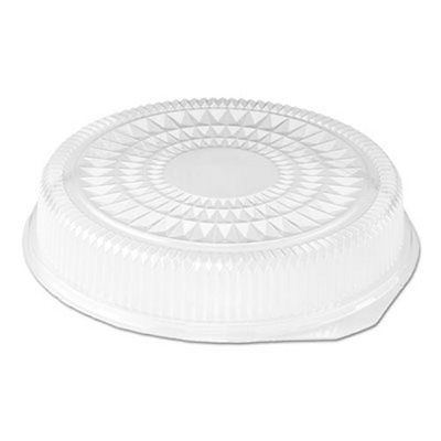 Picture of HFA HFA2012DL 16 in. Clear Plastic Dome Lid for Aluminum Round Serving Tra - 25 Count