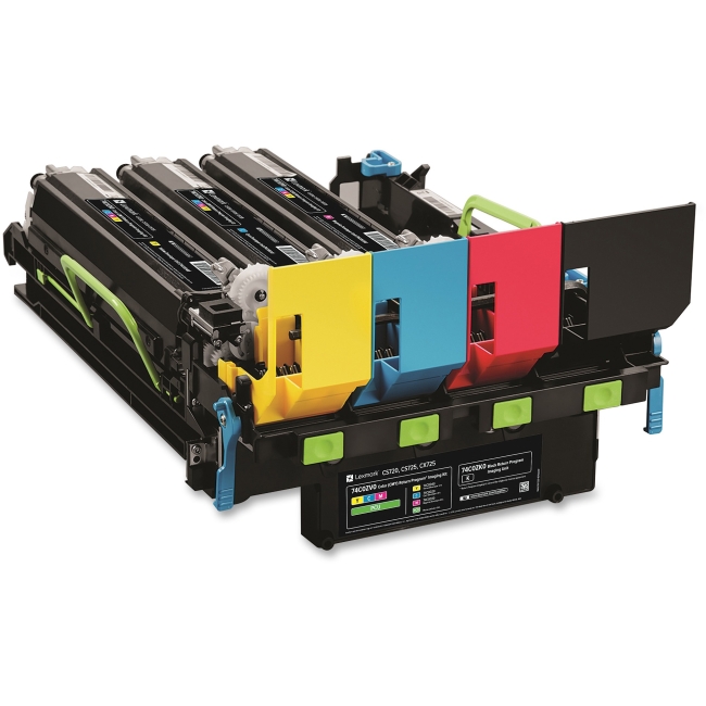 Picture of Lexmark LEX74C0ZV0 CS72 Return Program Imaging Kit, Cyan & Magenta - Yellow