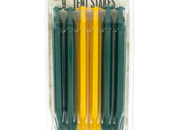 Picture of Bulk Buys OL485-24 Plastic Tent Stakes Set - 24 Piece -Pack of 24
