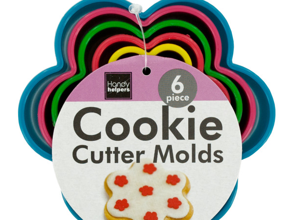Picture of Bulk Buys HR418-24 Flower Shape Cookie Cutter Molds Set - 24 Piece -Pack of 24