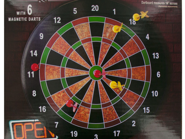 Picture of Bulk Buys OS195-4 Magnetic Dartboard Game - 4 Piece -Pack of 4