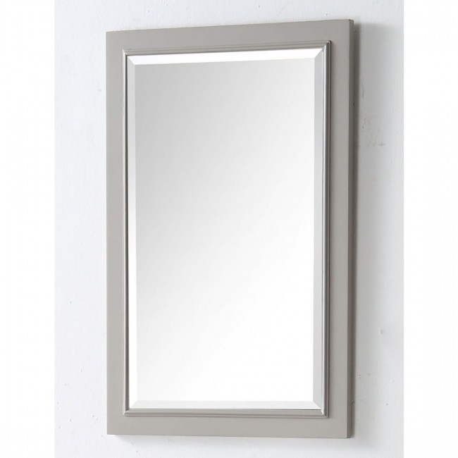 20 in. Mirror, Warm Gray - 20 x 30 in.