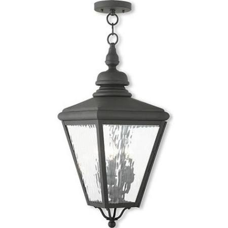 Picture of Livex 2035-04 Outdoor Chain - Hang Lantern, Black