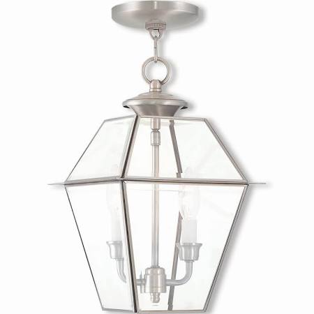Picture of Livex 2285-91 Two Light Outdoor Chain - Hang Lantern