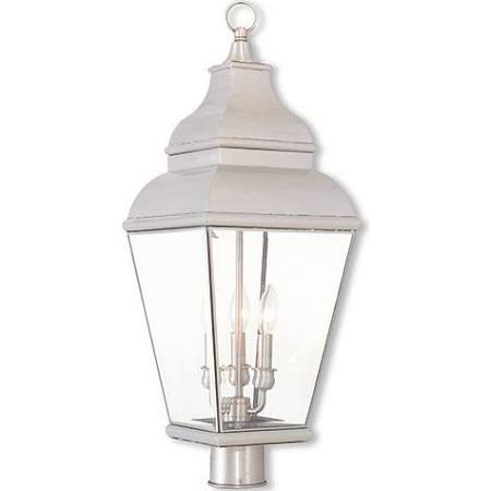 Picture of Livex 2594-91 Post - Top Lantern&#44; Brushed Nickel