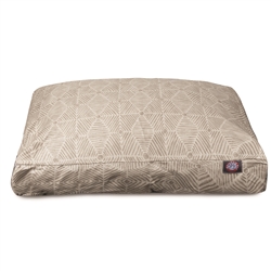 Picture of Majestic Pet 78899550267 Charlie Beige Metallic Large Rectangle Dog Bed