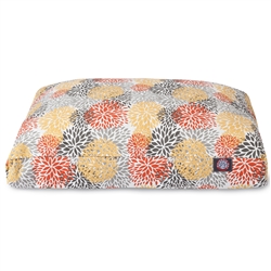 Picture of Majestic Pet 78899550308 Citrus Blooms Large Rectangle Dog Bed