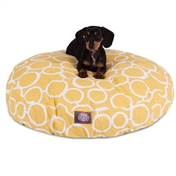Picture of Majestic Pet 78899550663 Fusion Yellow Small Round Dog Bed