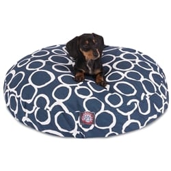 Picture of Majestic Pet 78899550664 Fusion Navy Small Round Dog Bed