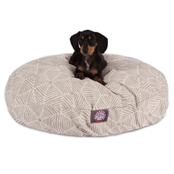 Picture of Majestic Pet 78899550667 Charlie Beige Metallic Small Round Dog Bed