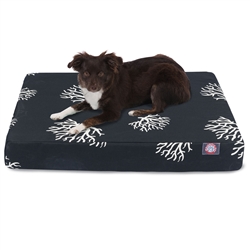 Picture of Majestic Pet 78899551205 Black Coral Small Orthopedic Memory Foam Rectangle Dog Bed