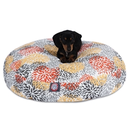 Picture of Majestic Pet 78899550708 Citrus Blooms Small Round Dog Bed