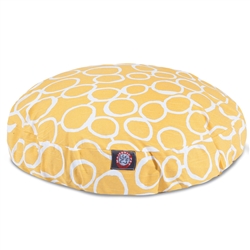 Picture of Majestic Pet 78899550863 Fusion Yellow Medium Round Dog Bed